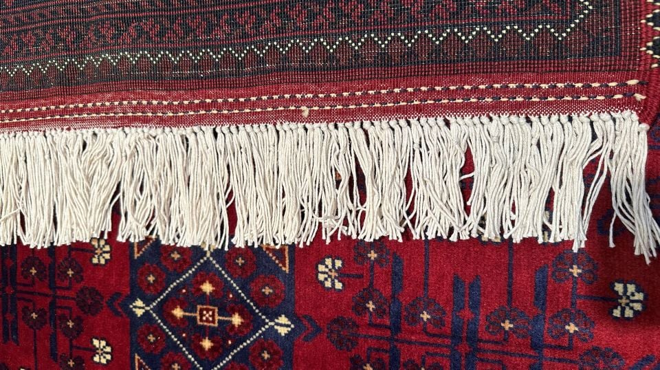AFGAN BİLCİK 403 Usak Desenli Yüksek Kalite Kök Boya Salon Halısı