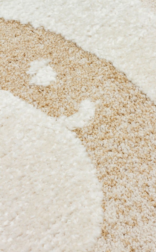 PICCOLO PCL 06 CREAM MULTY Pastel Renkli Hav ve Toz Vermeyen Çocuk Halısı