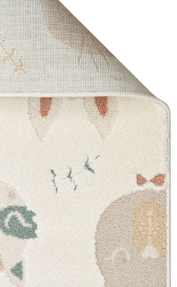 PICCOLO PCL 04 CREAM MULTY Pastel Renkli Hav ve Toz Vermeyen Çocuk Halısı