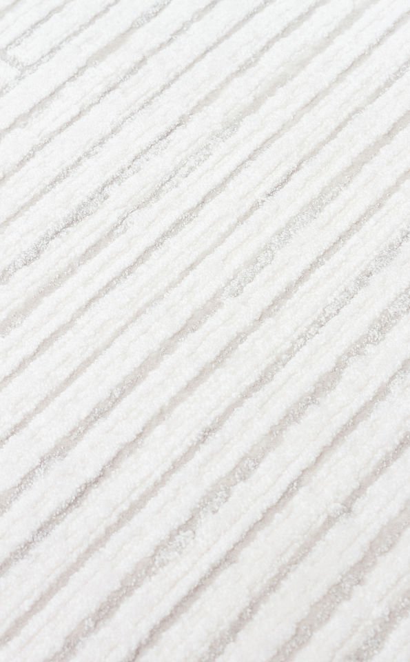 LYKIA LKY 02 CREAM GREY Sade ve Modern Akrilik Makine Halısı