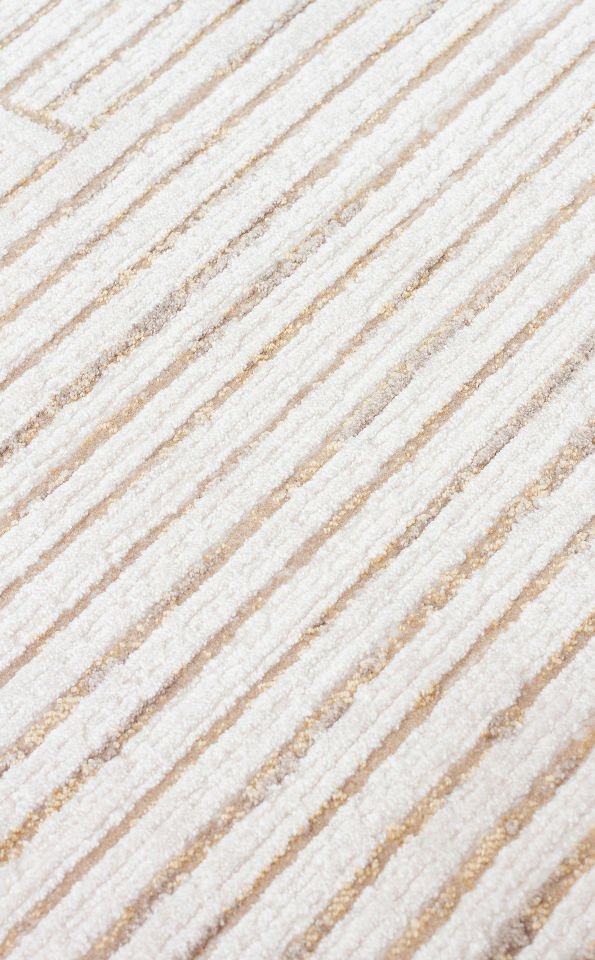 LYKIA LKY 02 VIZON BEIGE Sade ve Modern Akrilik Makine Halısı