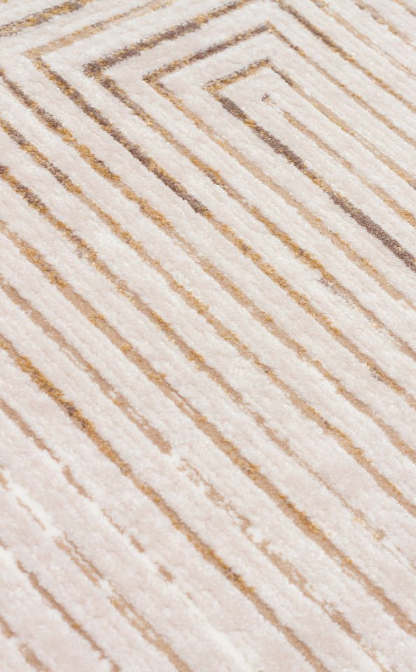 LYKIA LKY 02 VIZON BEIGE Sade ve Modern Akrilik Makine Halısı