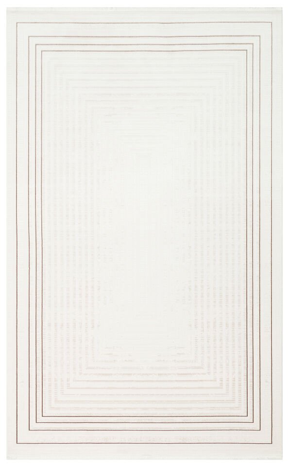 LYKIA LKY 04 CREAM BEIGE Sade ve Modern Akrilik Makine Halısı