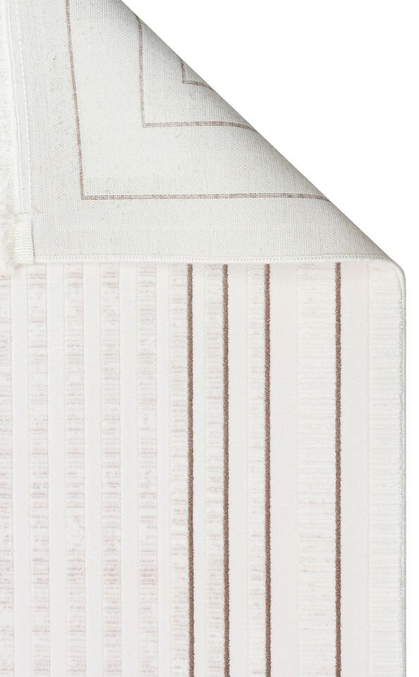 LYKIA LKY 04 CREAM BEIGE Sade ve Modern Akrilik Makine Halısı