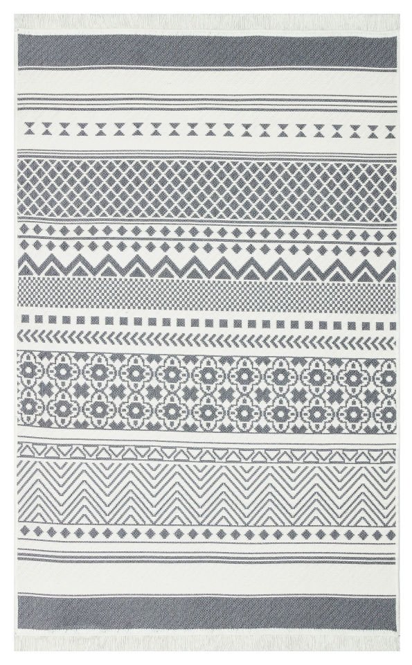 ARYA AR 07 GREY  Hav Toz Vermez Kilimler & Baskı Halılar Dokuma Yıkanabilir
