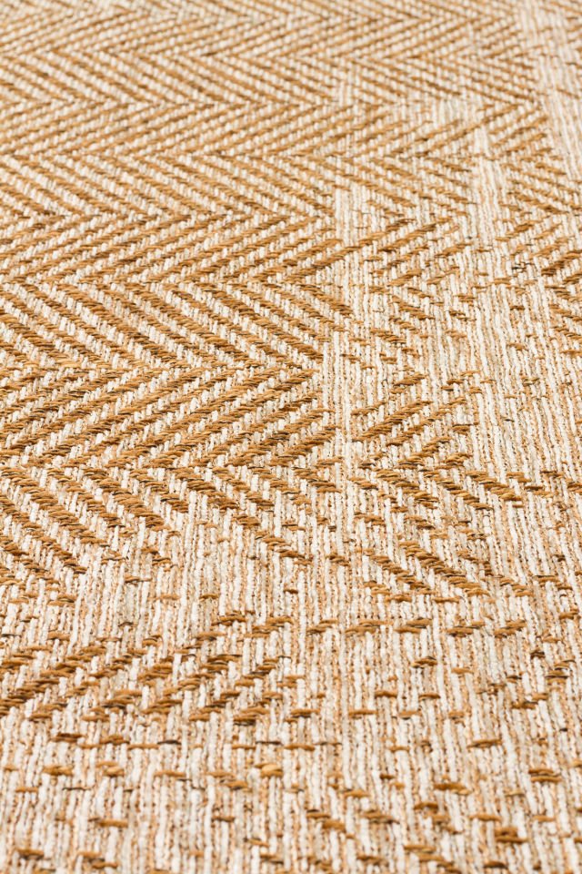 BROOKLYN BRK 04 NATURAL BEIGE  Hasır Görünümlü Kaymaz Renkli Dokuma Modern Kilim