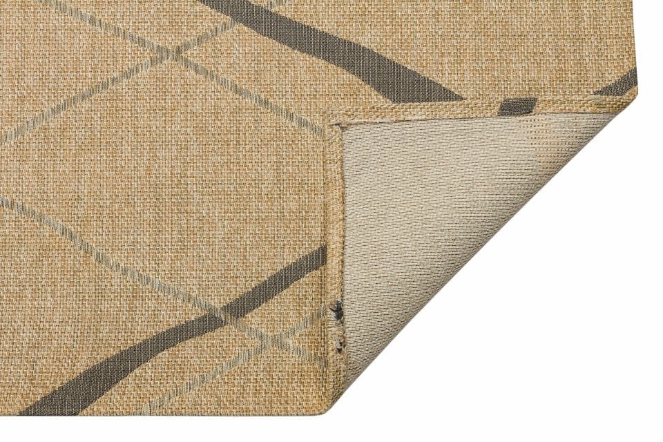 BROOKLYN BRK 05 NATURAL GREY  Hasır Görünümlü Kaymaz Renkli Dokuma Modern Kilim