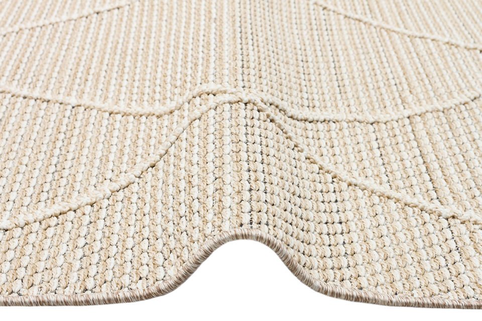SOHO SH 02 BEIGE Hav Toz Vermez Hasır Dokuma Modern Makine Halısı