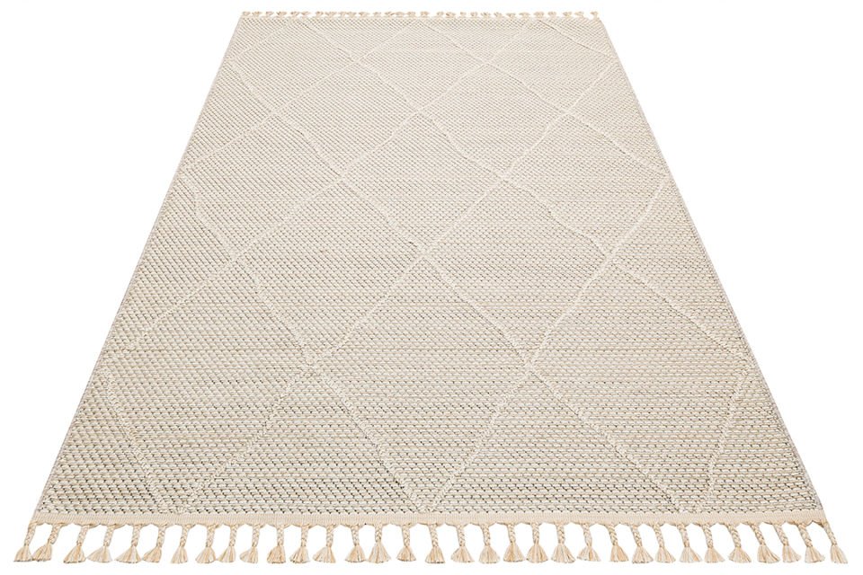 SOHO SH 02 BEIGE Hav Toz Vermez Hasır Dokuma Modern Makine Halısı
