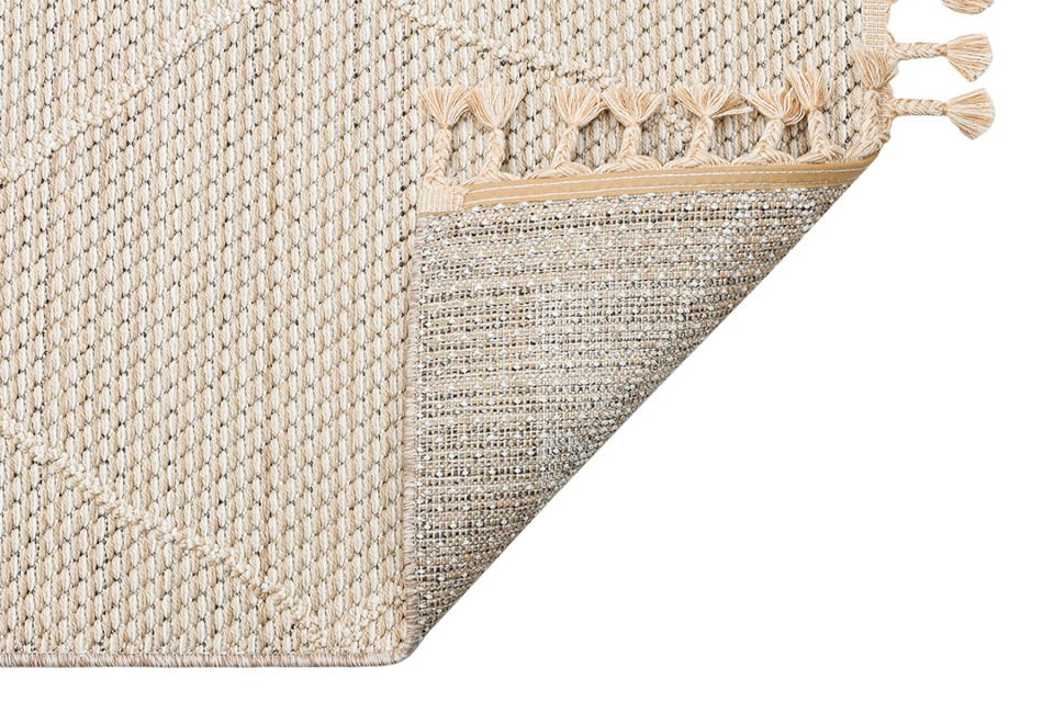 SOHO SH 02 BEIGE Hav Toz Vermez Hasır Dokuma Modern Makine Halısı