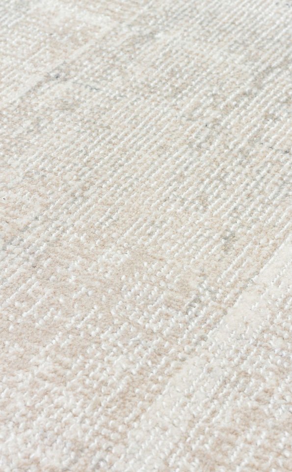 KALAHARI KLH 01 GREY BEIGE Özel Dokuma Tekniği ile Üretilen Modern Sade Desenli Makine Halısı