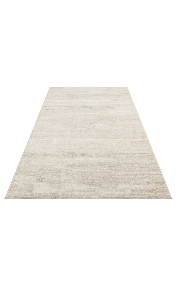 KALAHARI KLH 01 GREY BEIGE Özel Dokuma Tekniği ile Üretilen Modern Sade Desenli Makine Halısı