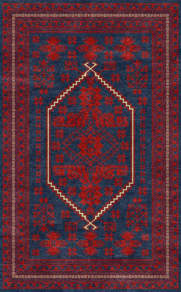 NOSTALJI 956 BLUE  Özel Tezgahlarda Üretilen Tensel Uşak Halısı