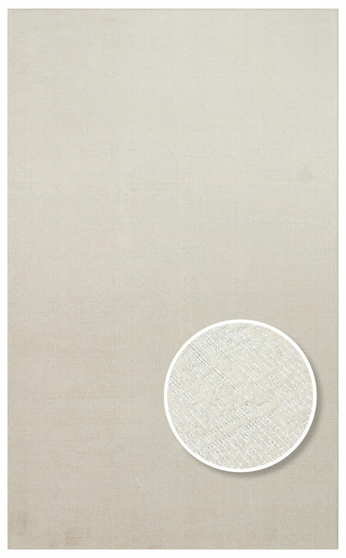 KALAHARI KLH PLAIN CREAM Özel Dokuma Tekniği ile Üretilen Modern Sade Desenli Makine Halısı