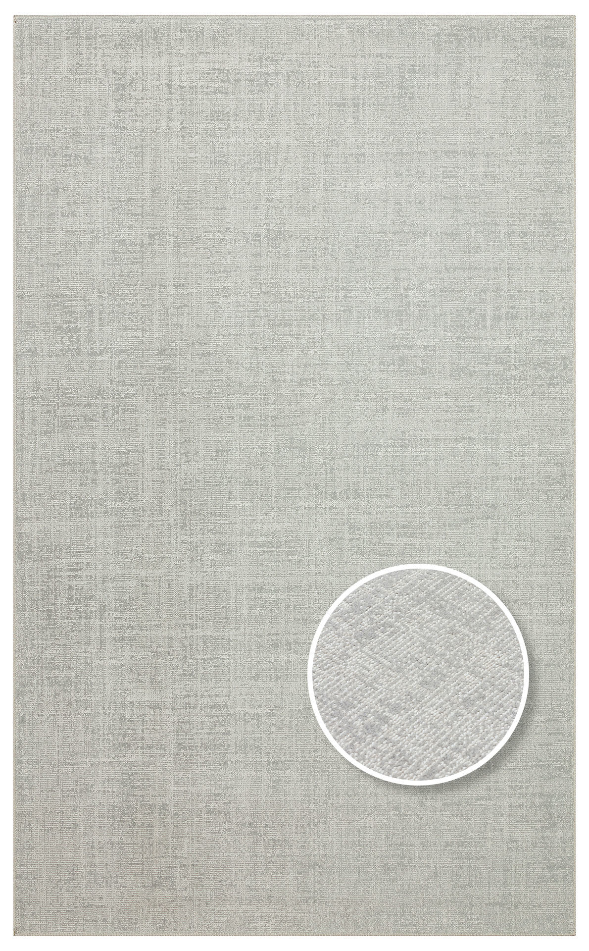 KALAHARI KLH PLAIN SILVER Özel Dokuma Tekniği ile Üretilen Modern Sade Desenli Makine Halısı