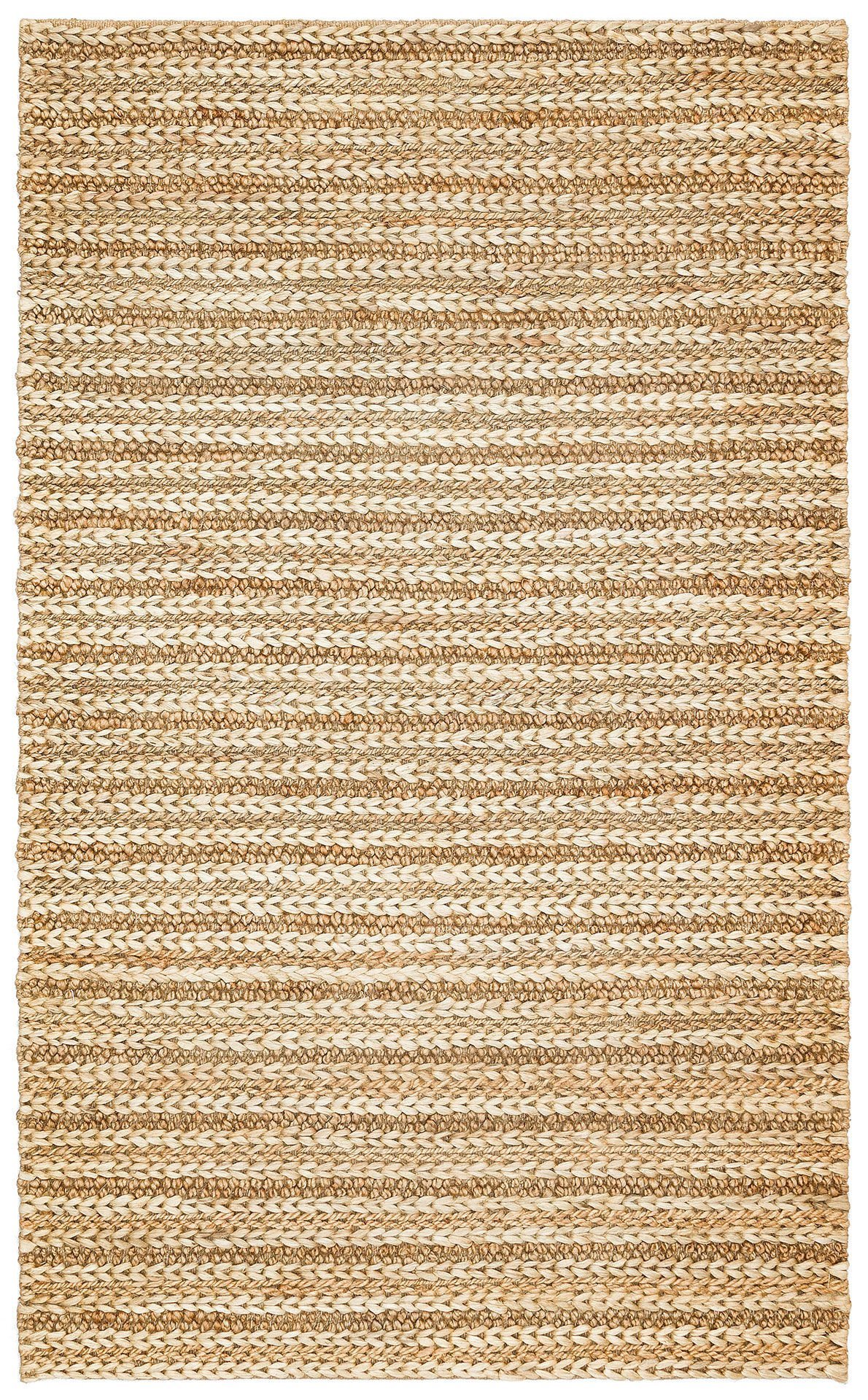 NETRA S-1152 NATURAL XW Farklı Örgü Dokusuna Sahip El Dokuma Naturel Jüt Hasır Halı
