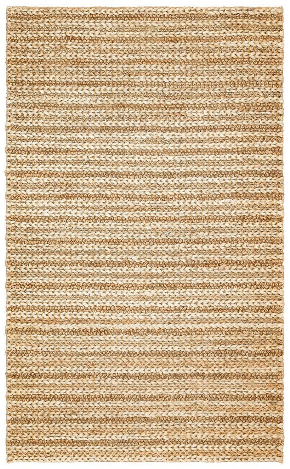 NETRA S-1152 NATURAL XW Farklı Örgü Dokusuna Sahip El Dokuma Naturel Jüt Hasır Halı