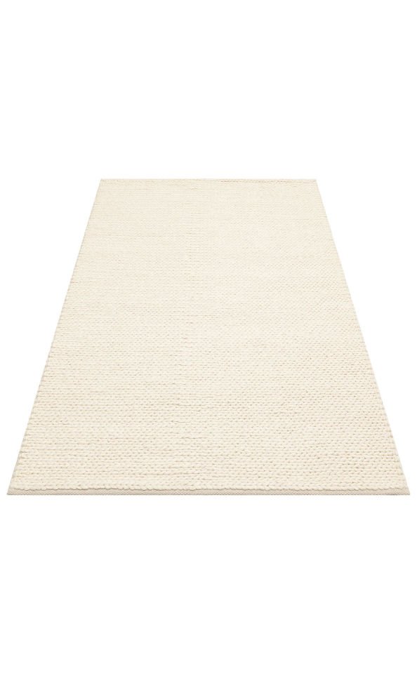 JADE BASKETWEAVE CREAM  Naturel Kazak Örgü Desenli El Dokuma Örgü Halı
