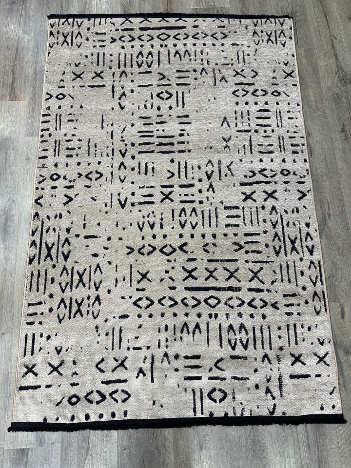 TP01 VIZON Dekoratif Kilim Çamaşır Makinasında Yıkanabilir