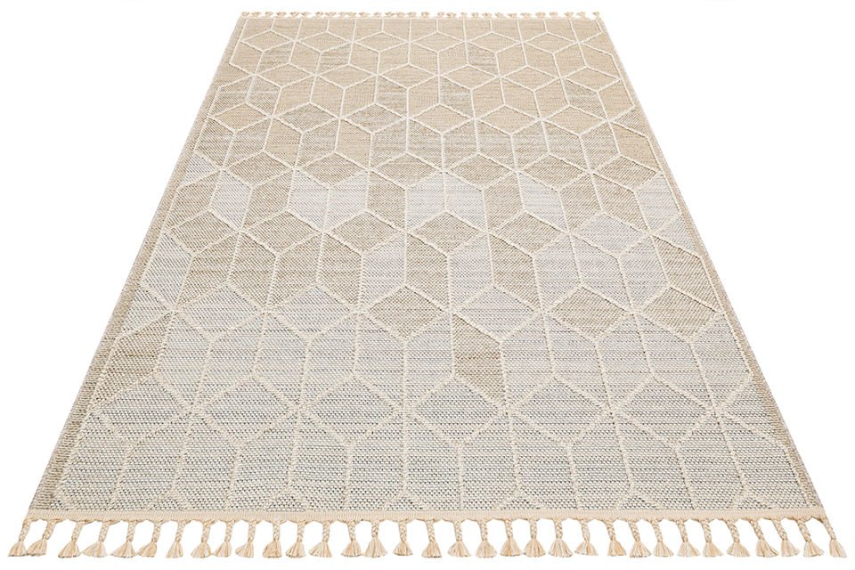 SOHO SH 03 BEIGE Hav Toz Vermez Hasır Dokuma Modern Makine Halısı