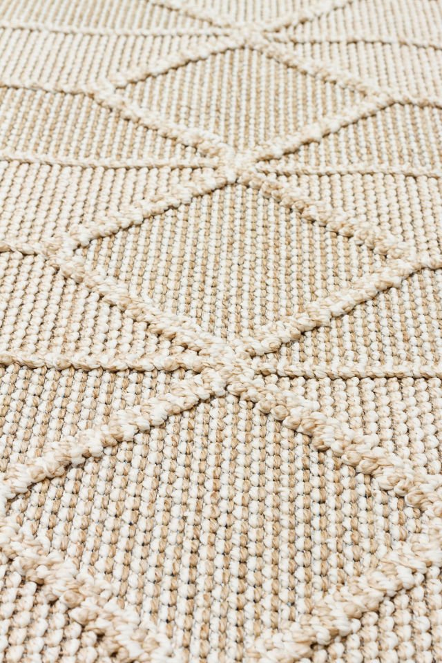SOHO SH 03 BEIGE Hav Toz Vermez Hasır Dokuma Modern Makine Halısı