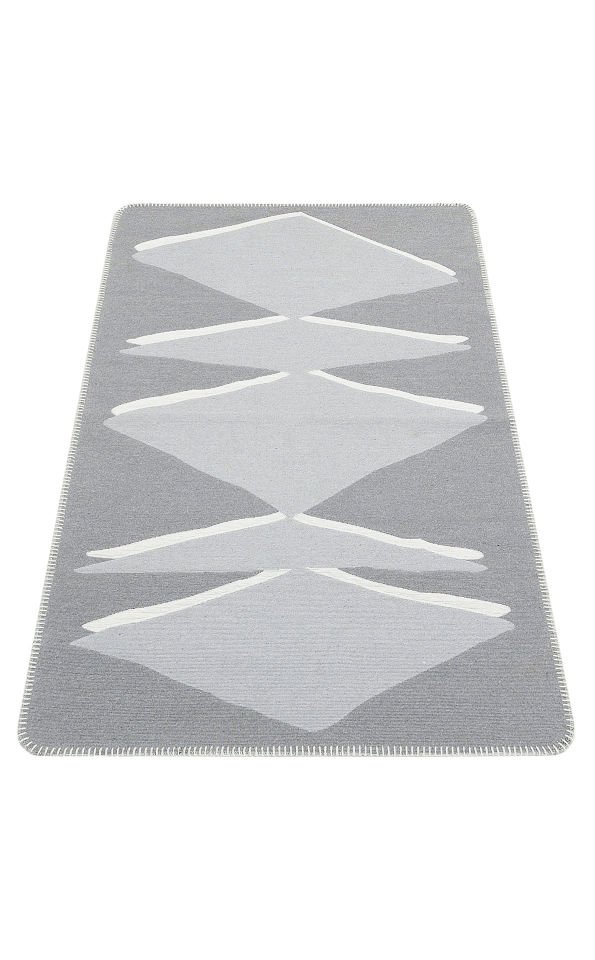 ARYA NEO ARN 09 GREY WHITE  Hav Toz Vermez Kilimler & Baskı Halılar Dokuma Yıkanabilir
