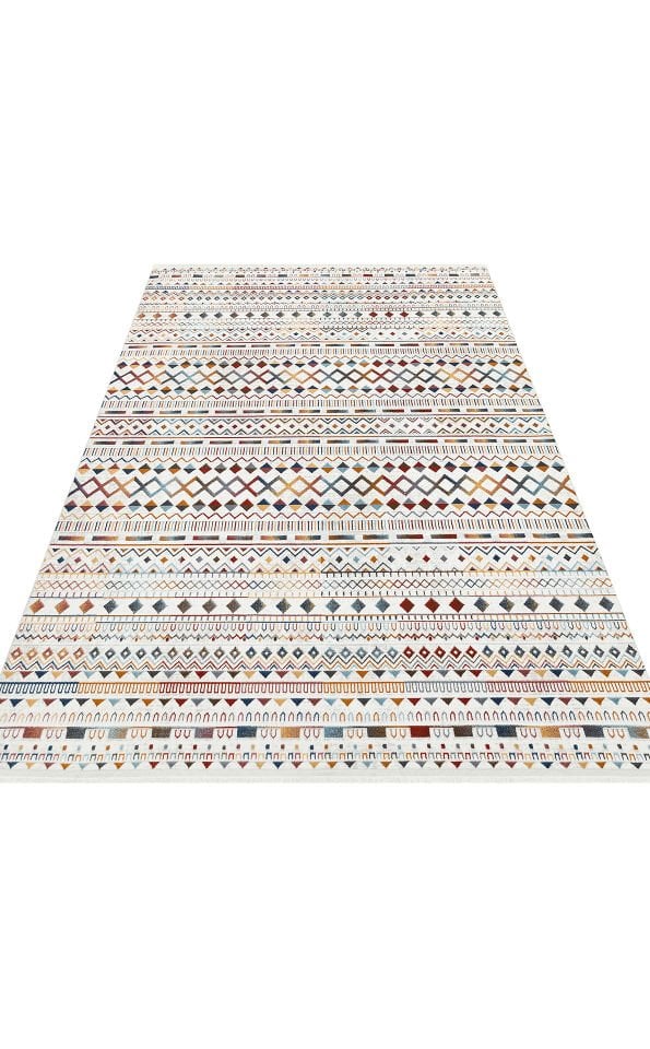 SATEEN ST 111 MULTY Hav Toz Vermez Yıkanabilir Kaymaz İnce Dokuma Modern Halı