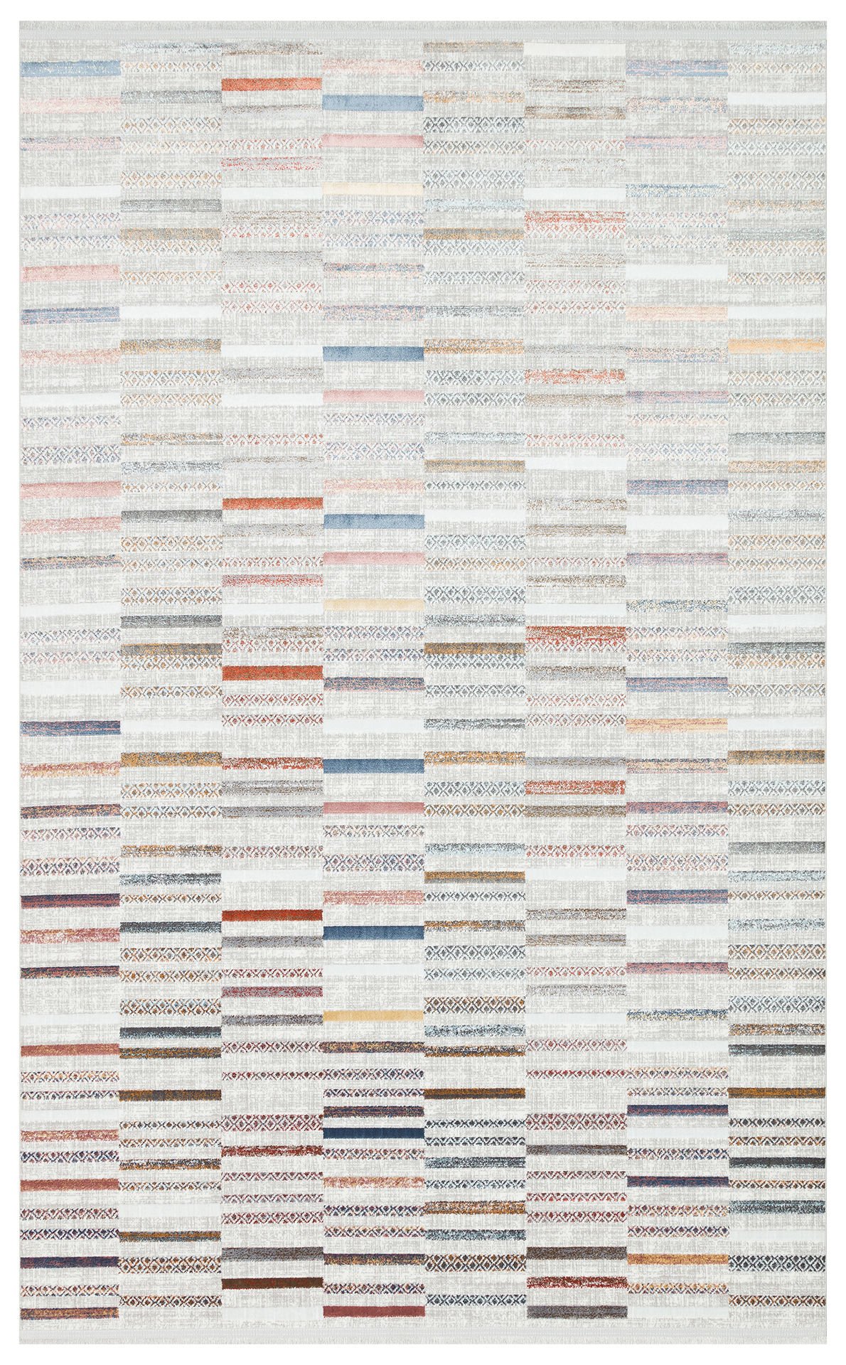 SATEEN ST 110 MULTY Hav Toz Vermez Yıkanabilir Kaymaz İnce Dokuma Modern Halı