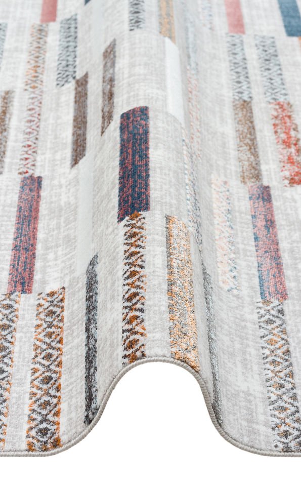 SATEEN ST 110 MULTY Hav Toz Vermez Yıkanabilir Kaymaz İnce Dokuma Modern Halı