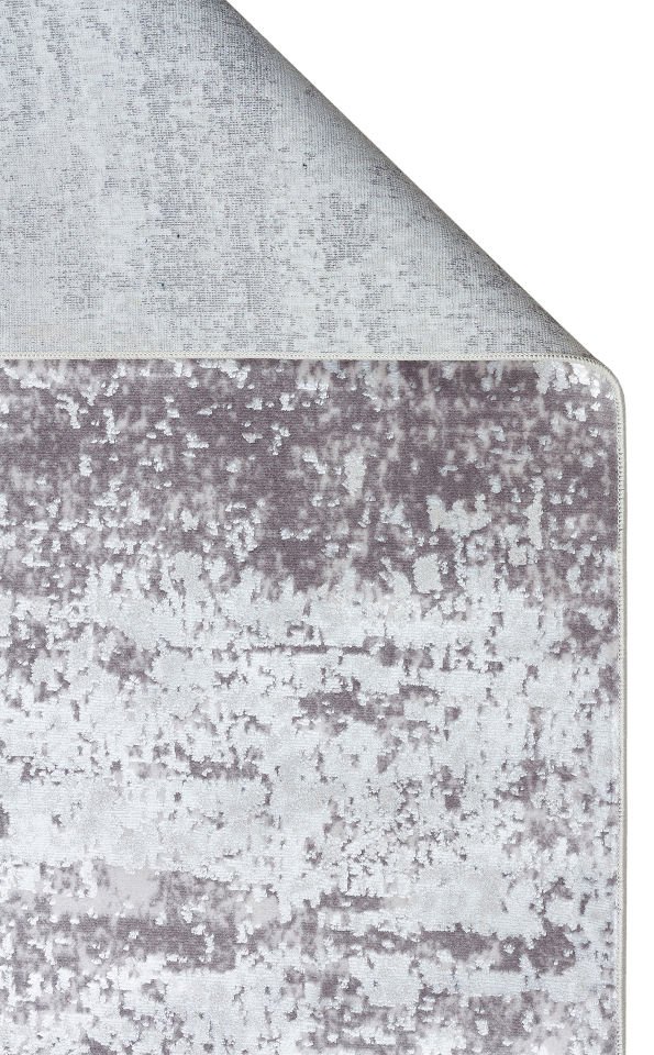 SATEEN ST 112 GREY Hav Toz Vermez Yıkanabilir Kaymaz İnce Dokuma Modern Halı