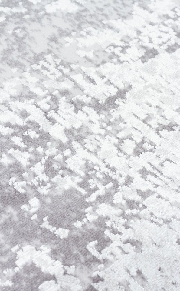 SATEEN ST 112 GREY Hav Toz Vermez Yıkanabilir Kaymaz İnce Dokuma Modern Halı
