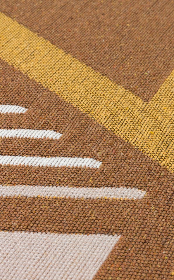 ARYA AR 18 BEIGE YELLOW Hav Toz Vermez Kilimler & Baskı Halılar Dokuma Yıkanabilir