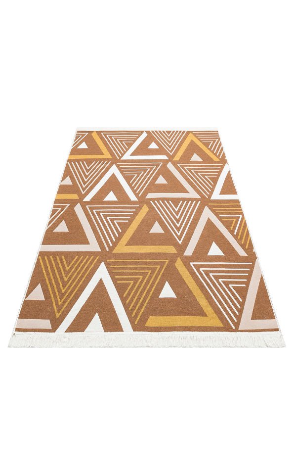 ARYA AR 18 BEIGE YELLOW Hav Toz Vermez Kilimler & Baskı Halılar Dokuma Yıkanabilir