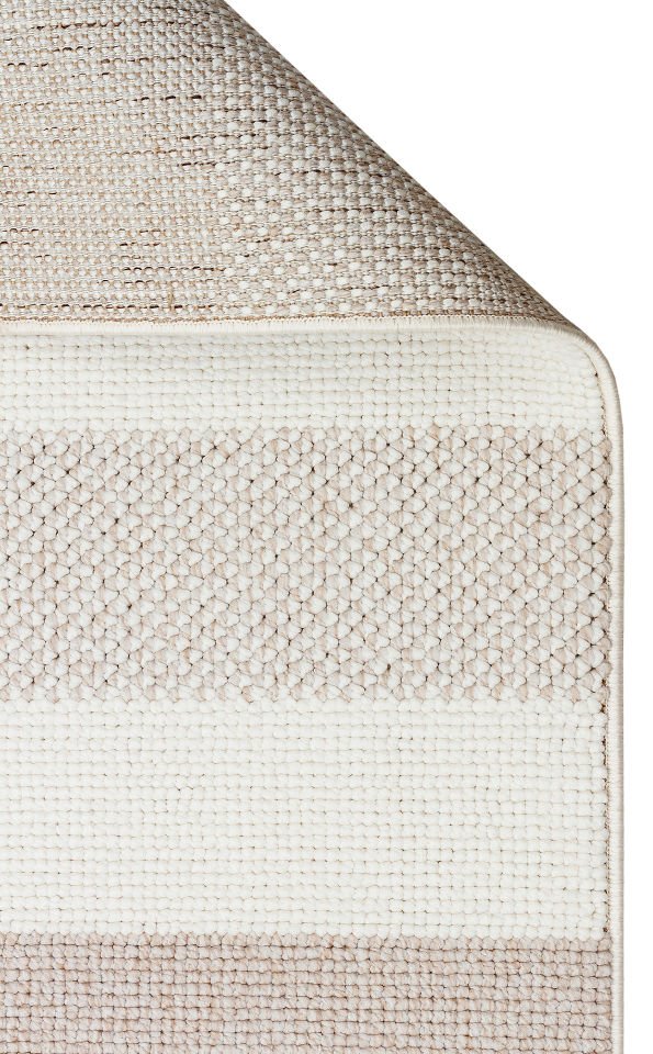 OSLO OSL 08 BEIGE Hav Vermeyen İpler ile Üretilen Yumuşak Örgü Dokuma Modern Makine Halısı