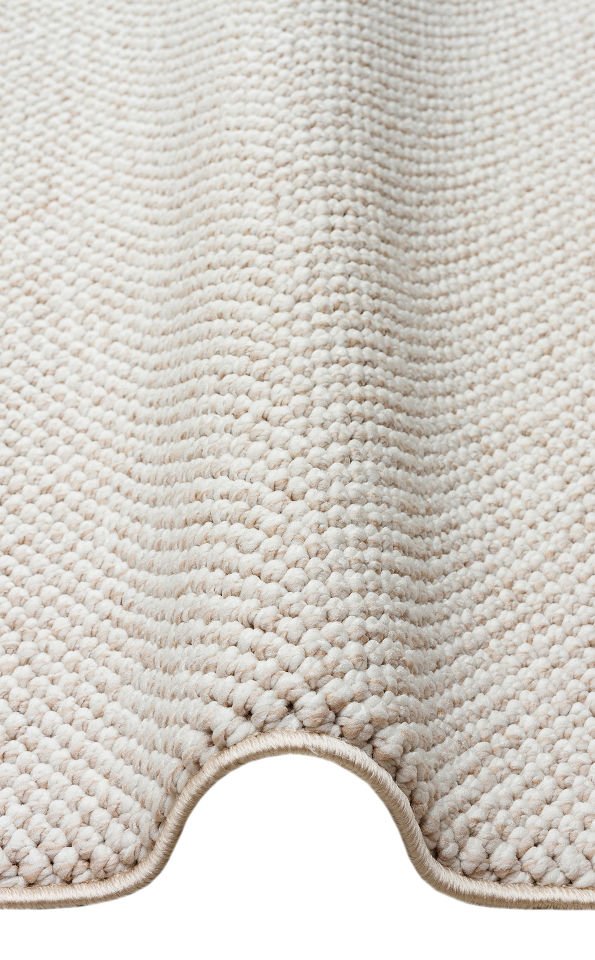 OSLO OSL PLAIN BEIGE HavVermeyen İpler ile Üretilen Yumuşak Örgü Dokuma Modern Makine Halısı