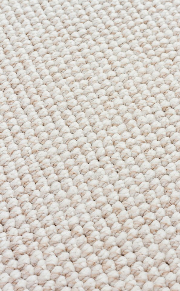 OSLO OSL PLAIN BEIGE HavVermeyen İpler ile Üretilen Yumuşak Örgü Dokuma Modern Makine Halısı