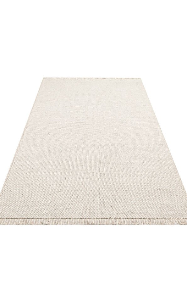 OSLO OSL PLAIN BEIGE HavVermeyen İpler ile Üretilen Yumuşak Örgü Dokuma Modern Makine Halısı