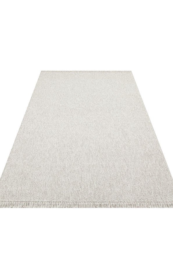 OSLO OSL PLAIN GREY Hav Vermeyen İpler ile Üretilen Yumuşak Örgü Dokuma Modern Makine Halısı