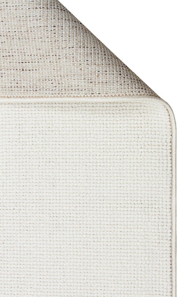 OSLO OSL PLAIN WHITE Hav Vermeyen İpler ile Üretilen Yumuşak Örgü Dokuma Modern Makine Halısı