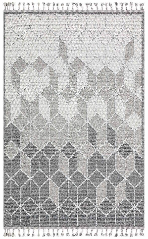 SOHO SH 03 GREY Hav Toz Vermez Hasır Dokuma Modern Makine Halısı