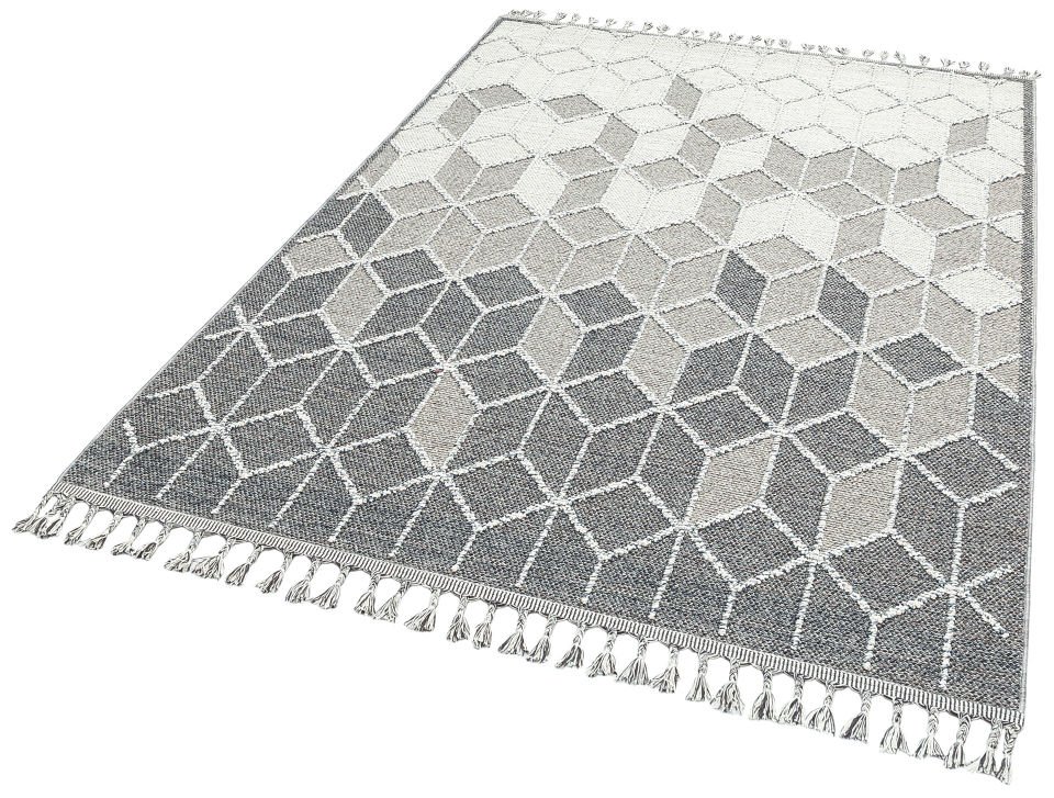 SOHO SH 03 GREY Hav Toz Vermez Hasır Dokuma Modern Makine Halısı