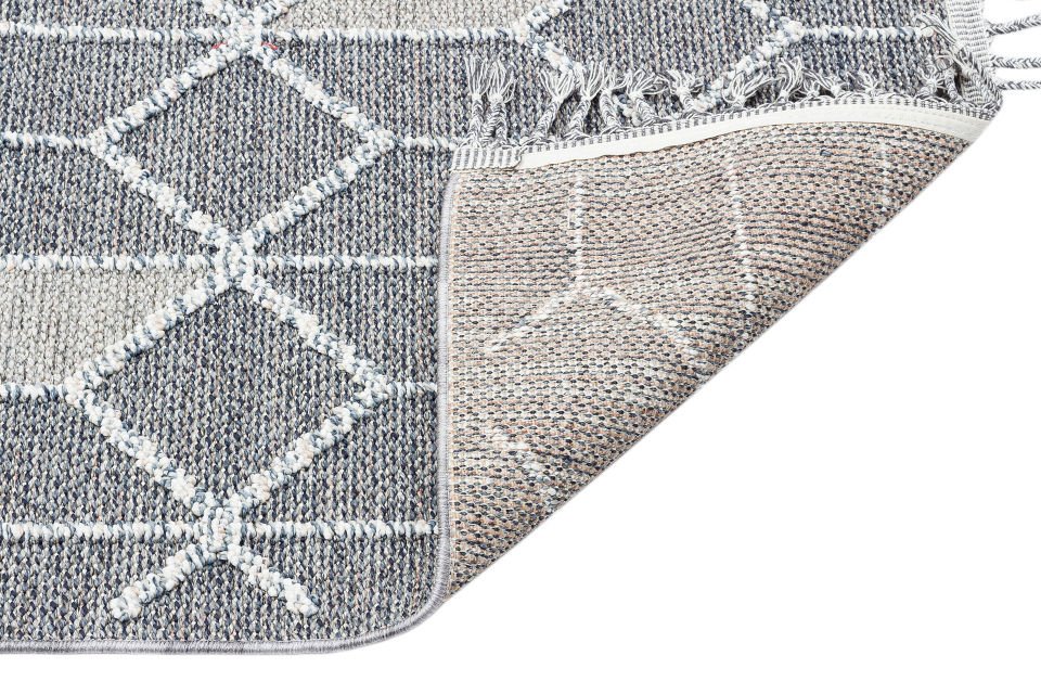 SOHO SH 03 GREY Hav Toz Vermez Hasır Dokuma Modern Makine Halısı