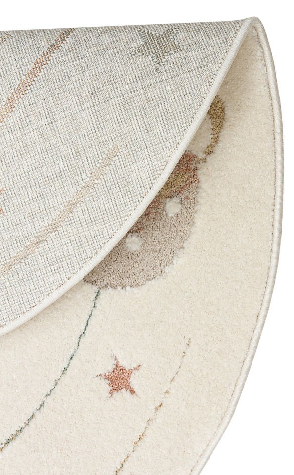 PICCOLO PCL 02 CREAM MULTY Pastel Renkli Hav ve Toz Vermeyen Çocuk Halısı