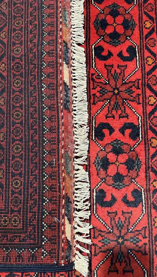 AFGAN HAMYAB 376 Usak Desenli Yüksek Kalite Kök Boya Salon Halısı