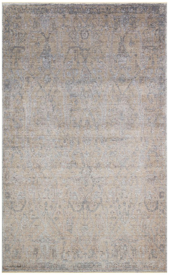 TAFTAN TF 01 BEIGE  Pakistan Overdyed Tarzı Özel Hav Vermeyen ve El Emeği ile Özel Tezgahlarda Üretilen Uşak Halısı