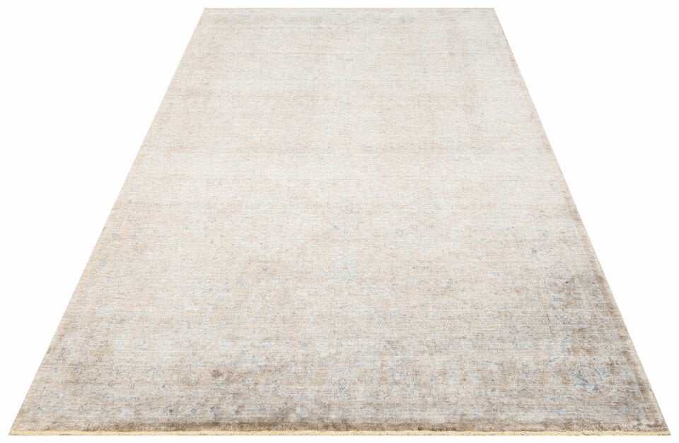 TAFTAN TF 02 BEIGE  Pakistan Overdyed Tarzı Özel Hav Vermeyen ve El Emeği ile Özel Tezgahlarda Üretilen Uşak Halısı