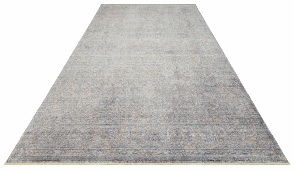TAFTAN TF 02 D.GREY BRONZE  Pakistan Overdyed Tarzı Özel Hav Vermeyen ve El Emeği ile Özel Tezgahlarda Üretilen Uşak Halısı