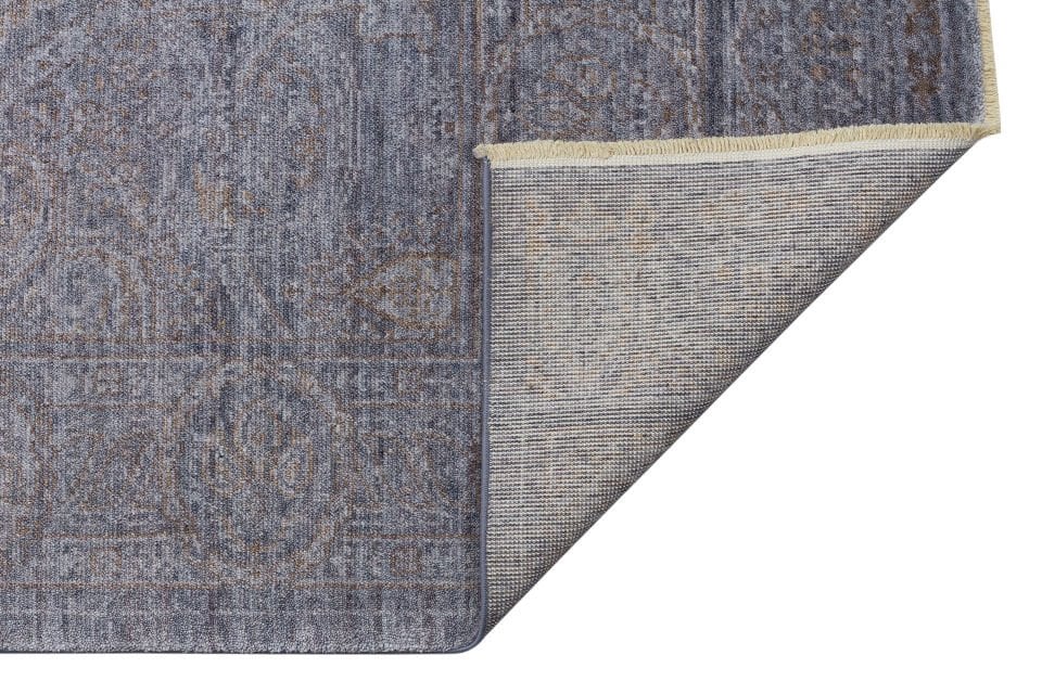 TAFTAN TF 03 D.GREY BRONZE  Pakistan Overdyed Tarzı Özel Hav Vermeyen ve El Emeği ile Özel Tezgahlarda Üretilen Uşak Halısı