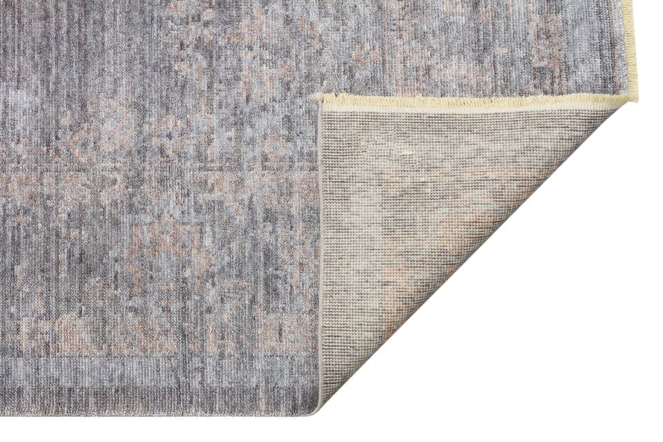 TAFTAN TF 04 D.GREY BRONZE  Pakistan Overdyed Tarzı Özel Hav Vermeyen ve El Emeği ile Özel Tezgahlarda Üretilen Uşak Halısı