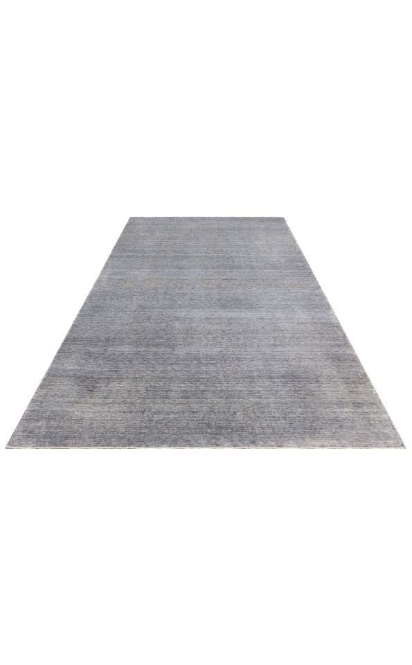 TAFTAN TF PLAIN D.GREY  Pakistan Overdyed Tarzı Özel Hav Vermeyen ve El Emeği ile Özel Tezgahlarda Üretilen Uşak Halısı